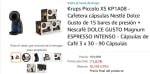 Krups Piccolo XS KP1A08 - Cafetera cápsulas Nestlé Dolce Gusto de 15 bares de presión + Nescafé DOLCE GUSTO Magnum ESPRESSO INTENSO - Cápsulas de Café 3 x 30 - 90 Cápsulas. 71,67€