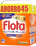 FLOTA Marsella Max Detergente Lavadora en Polvo 45 lavados por 5,89€