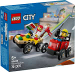 LEGO City Raceautopakket: pizzabestelwagen vs. brandweerauto voor €6,95 bij Amazon