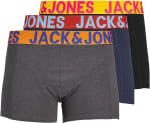 JACK & JONES Mens Trunks Pack of 3 Boxer Shorts for only £12