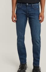 G-star 3301 Slim Worn in Yukon Blue voor €40 bij G-star
