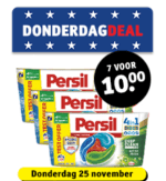 Persil wasmiddel discs 7x10 wascapsules voor €10 bij Kruidvat