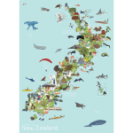 AmazingWorld New Zealand Map for £11.99