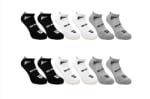 Pack de 12 calcetines Wilson Negro - Blanco y Gris por $11.390