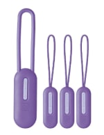 Set de marca maletas y morrales ID Go Travel Morado por $27.540