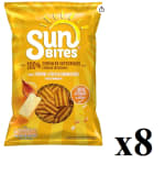 8 Bolsas de SUNBITES Snacks ondulados de multicereales con sabor a cheddar y cebolla caramelizada bolsa 95 g por 9.21€
