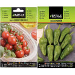Semillas Tomate Mini Bell (Tipo Cherry) & Pimiento PADRON a solo 3,20€
