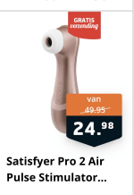 Nu de satisfyer voor maar 19,98!