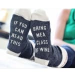 Sokken met leuke tekst voor €3,95