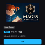 Mages of Mystralia gratis via Epic Games