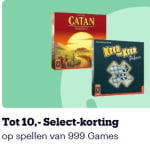 Tot €10 Select-korting op 999 Games bij Bol.