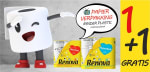 1+1 gratis op renova keukenpapier