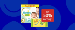 Tot 50% korting bij bol.com op luiers en billendoekjes