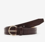 Cinturón MIXING MATERIALS BROWN café a solo 12,99€