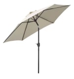 Sombrilla Reclinable con Manivela Protector UV 2.7x2.35m por 32,14€