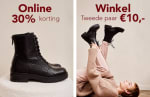 2 paar Sale schoenen voor €10 in de winkels - Online 30% korting op alle sale bij Nelson