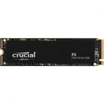 Disco Duro SSD Interno Crucial P3 1TB PCIe Gen 3 x4 NVMe M.2 2280 a 54,49€
