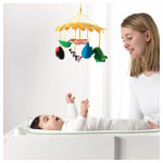 KLAPPA movil infantil para la cuna del bebé, en color amarillo por 13,10€