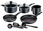 Batería de Cocina T-Fal Hard Titanium Plus 10 Piezas por $1,999 en Bodega Aurrera