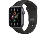 Apple Watch SE 44mm Black (Black Silicone Strap) voor €280,51