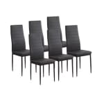 Juego de 6 sillas Emi tapizadas en polipiel por solo 74,75€