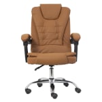 Cadeira Presidente, modelo Prizi na cor Marrom - R$ 449,90