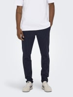 ONLY & SONS tapered fit broek met krijtstreep ONSMARK voor €10 bij Amazon