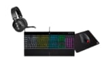 Pack 4 en 1 Corsair de clavier + casque STEREO + souris HARPOON RGB PRO + Tapis de souris à 67,49€
