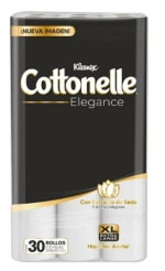 Papel Higiénico Kleenex Elegance Cottonelle 30 rollos por $170 | Walmart