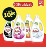 Robijn color vloeibaar wasmiddel: 2 voor €10.00 bij Kruidvat