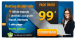 Hosting de por vida 10 GB con dominio 35€