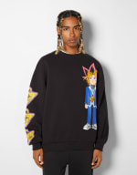 Sudadera cuello redondo oversize print Yu-Gi-Oh!