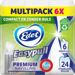 6 navulrollen Edet Easypull Premium voor €14,16 bij Bol