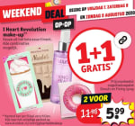 1+1 op I heart revolution make up