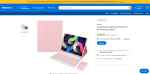 Funda, Teclado y Ratón para iPad 10.2" 7, 8 y 9ª Generación Rosa