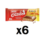 6 Tabletas de NESTLE EXTRAFINO Dinosaurus chocolate con leche con relleno cremoso y trocitos de galleta tableta 84 g por 4.58€