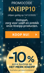 -10% extra korting bij NewPharma op Kneipp producten