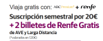 Promoción de 6 meses periodico ABC + 2 Billetes Ave 20€