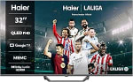 TV 32" Haier QLED Full HD H32S80EFX, Smart TV, Google TV, Dolby Audio por 139,99€