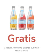Bon voor gratis flesje San Pellegrino Essenza 50cl