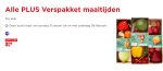 Verspakket maaltijden voor €3,49 bij Plus
