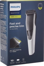 Barbero - Philips S3000 BT3206/14, Recortadora barba, 10 posiciones de longitud, Cuchillas acero inoxidable, 45 min autonomía por 15.99€