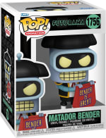 Figura Funko Pop TV Futurama Bender Matador por 8€
