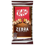KitKat Zebra Dark & White chocolade reep 42g voor €0,01 bij Foodello