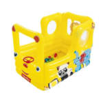 Piscina de pelotas inflable Fisher Price bus escolar por $35.990