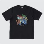 Camiseta de algodón estampado The Legend Of Zelda Tears Of The Kingdom UNIQLO tallas M/L color negro