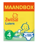 Alle Zwitsal luiers maandboxen 50% korting