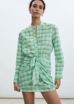 Vestido lazo cuadros para Mujer por 6.99€