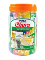 50 tubos de Churu para gatos de pollo y atún de 14g por $22.500