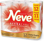 Neve Papel Higiênico Toque de Seda, 32 Rolos - R$ 30,80